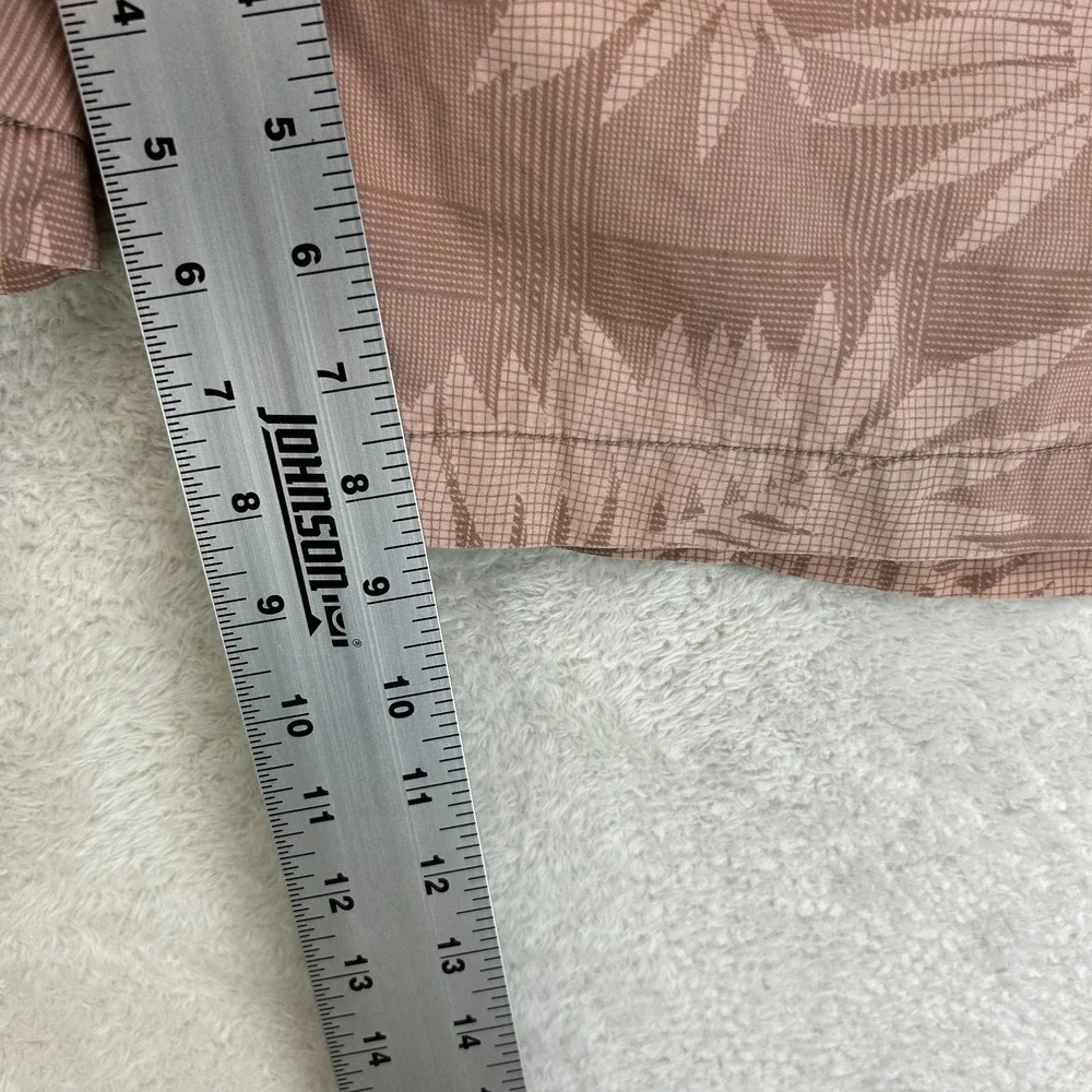 Tommy Bahama Relax Boardshorts Mens XL Pinkish-Brown Tropical Palm Leaf Print